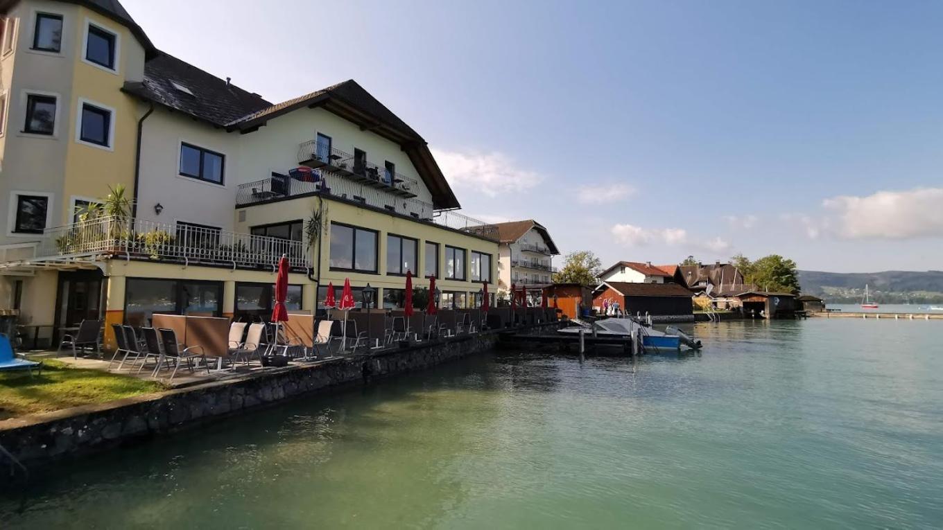 Gasthof Mit Seeterasse & Appartements Zur Landeroith Weyregg Kültér fotó