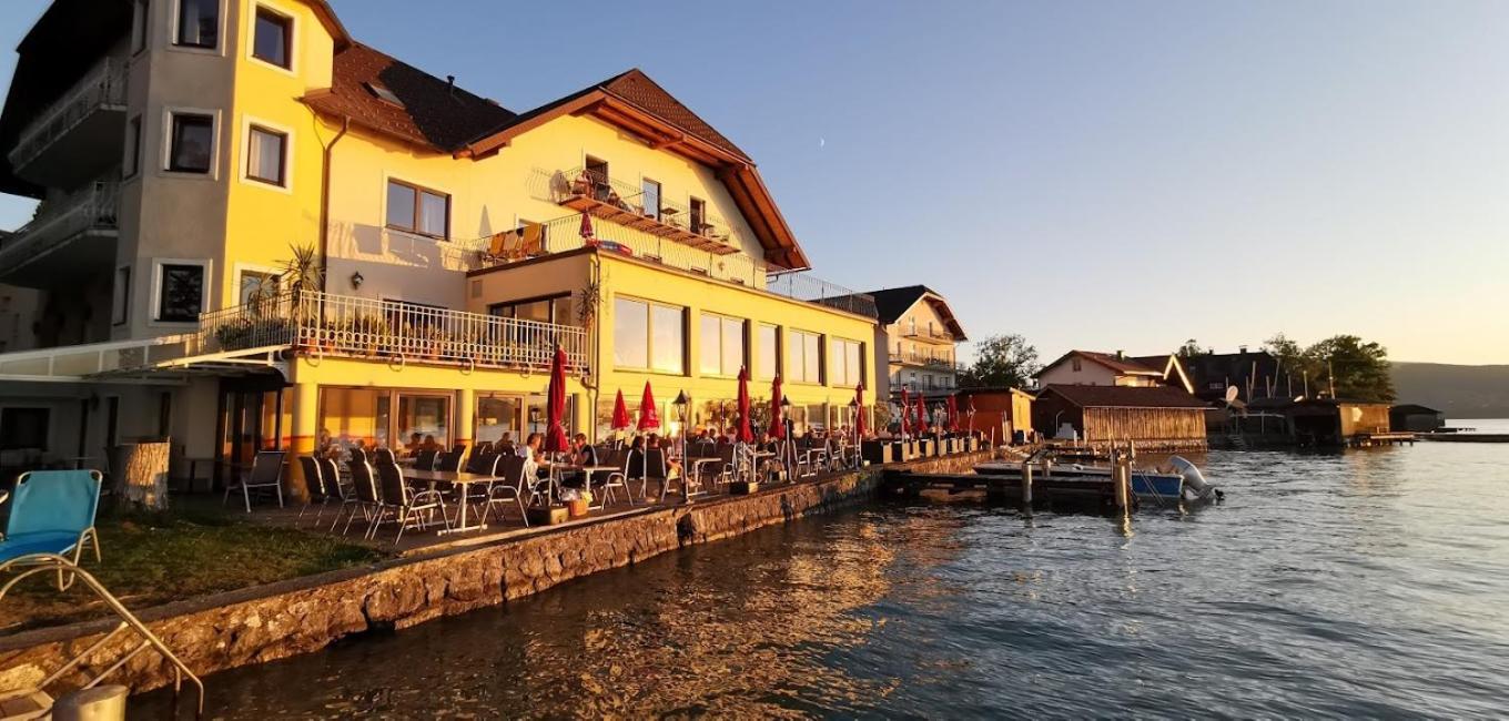Gasthof Mit Seeterasse & Appartements Zur Landeroith Weyregg Kültér fotó