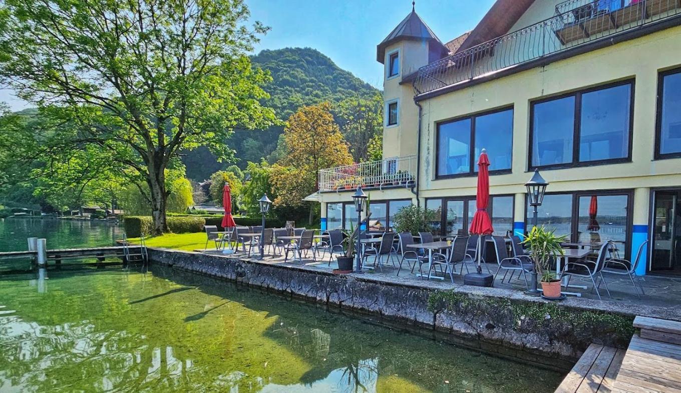 Gasthof Mit Seeterasse & Appartements Zur Landeroith Weyregg Kültér fotó